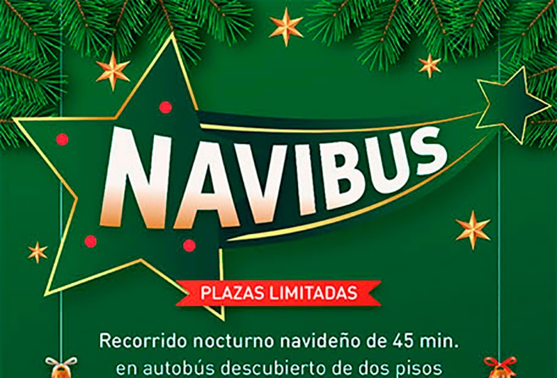 Campaña publicitaria autobús navidad