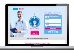 Diseño web para seguros de salud